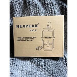 NEXPEAK NX301 OBDII Diagnostic Scan Tool Car Engine Fault Code Reader Scanner